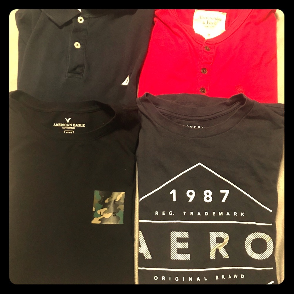Bundle of 4 Mens brad names shirts